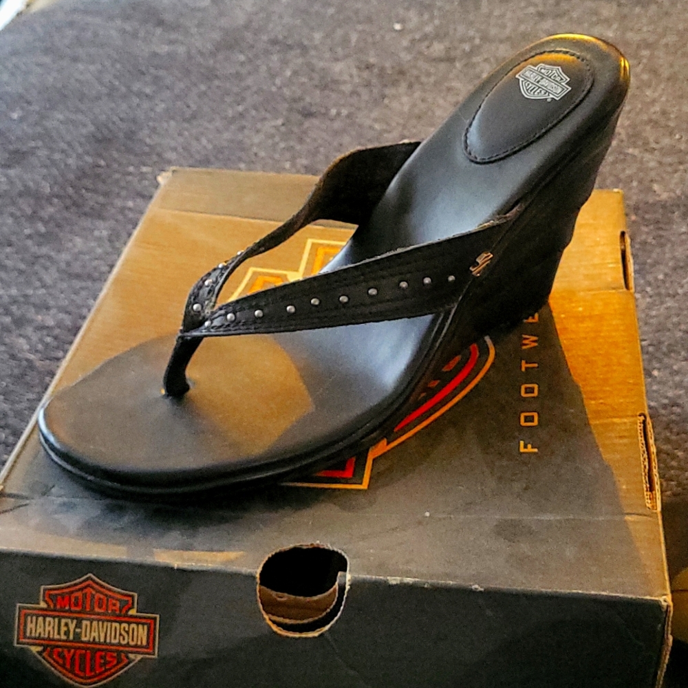 Harley Davidson Wedge Heels